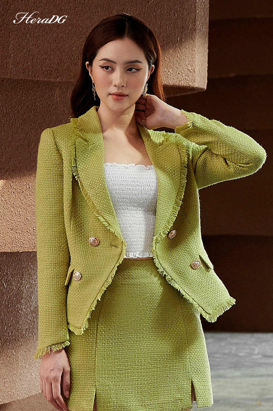 Áo vest vạt chéo