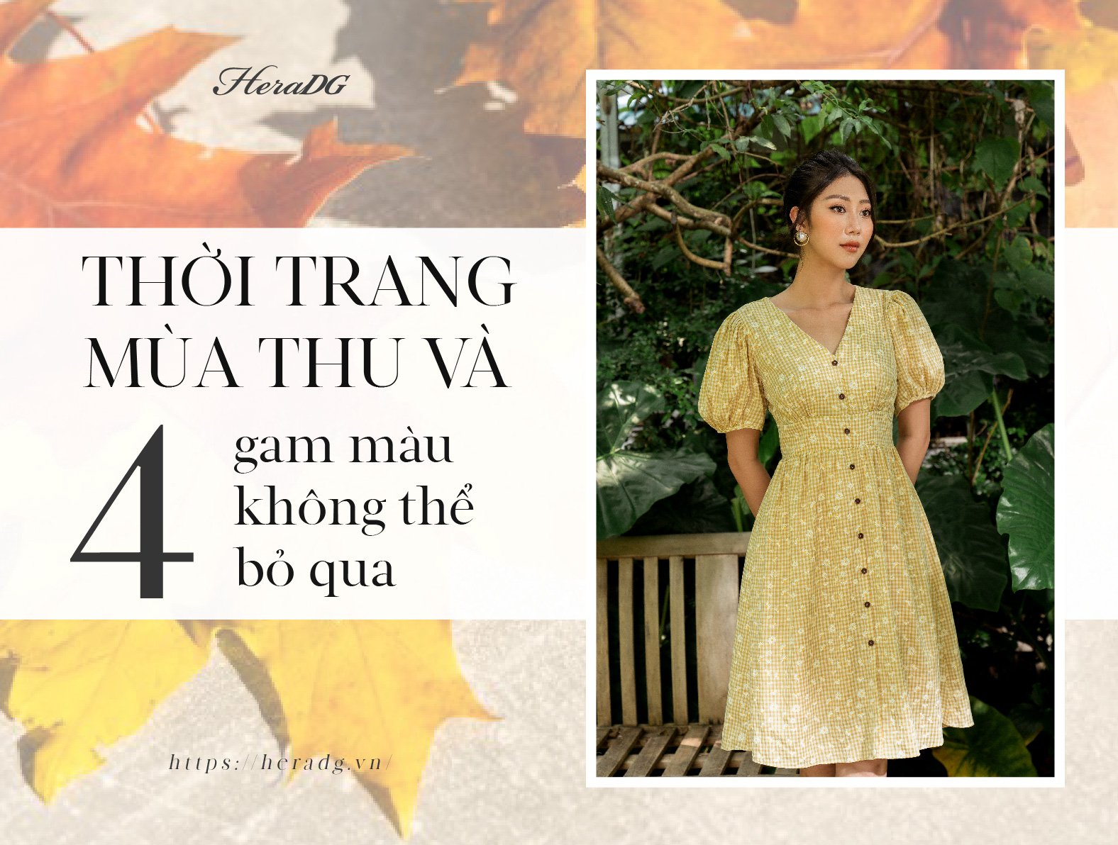 THỜI TRANG MÙA THU VÀ 4 GAM MÀU KHÔNG THỂ BỎ QUA