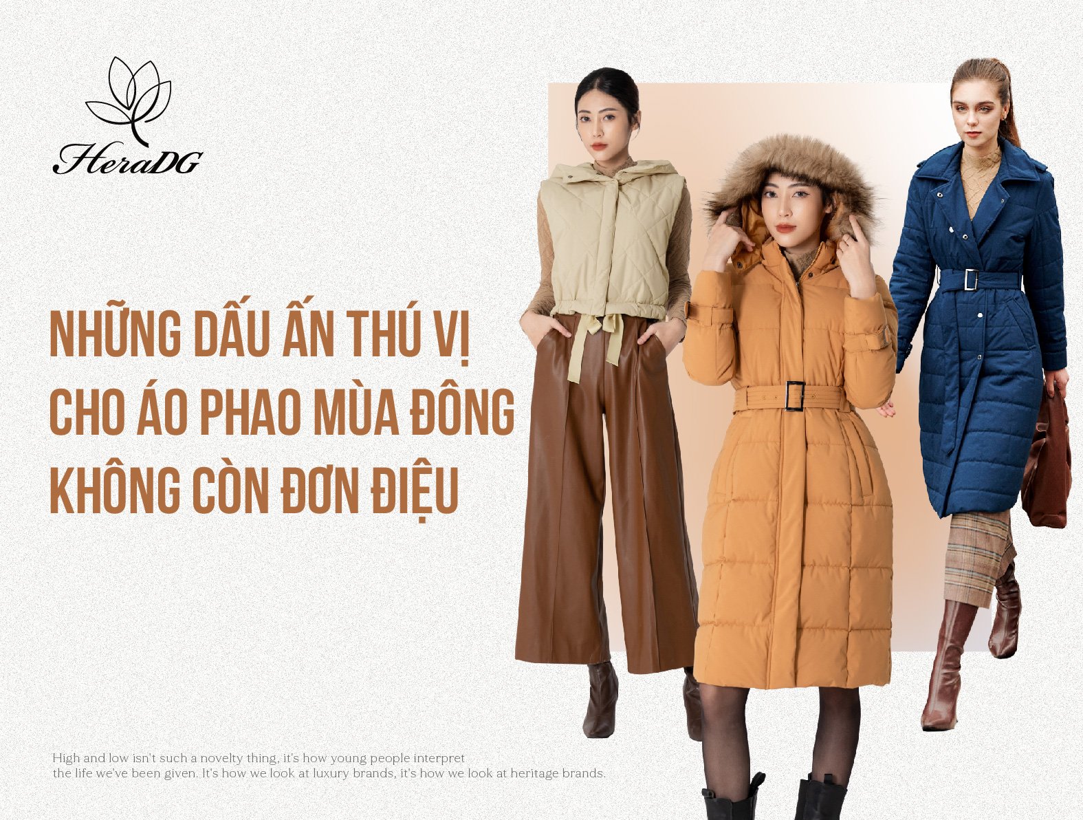 Những dấu ấn thú vị cho áo phao mùa Đông không còn đơn điệu